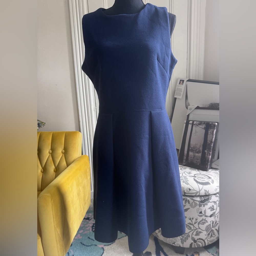 GAP Classic Navy Midi Dress - Picture 1 of 4